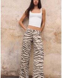 Stradivarius - Tank Top With Square Neck - Lyst