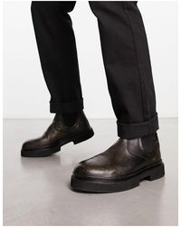AllSaints - – jonboy – leder-boots - Lyst