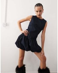 Collusion - Denim Puffball Dress - Lyst