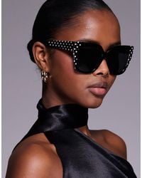 Moschino - Moschino – eckige sonnenbrille - Lyst
