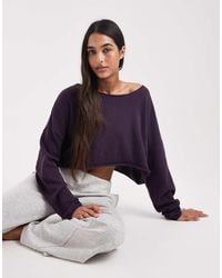 Cotton On - Off The Shoulder Cropped Knit - Lyst