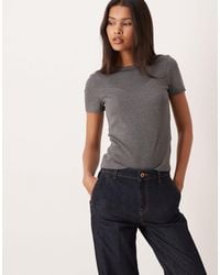 Aware - Ribbed T-shirt - Lyst