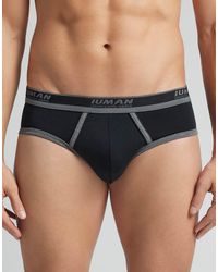 Intimissimi - Superior Cotton Briefs With Logo - Lyst