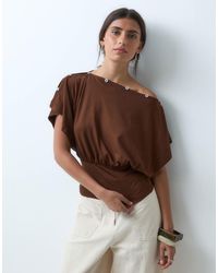 ASOS - Multi Way Button Up Top - Lyst