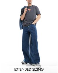 ASOS - Super Wide Leg Jeans - Lyst