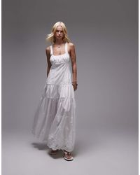 WeWoreWhat - Ruched Cup Peplum Midi Dress - Lyst