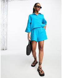 Vero Moda - Short d'ensemble texturé - Lyst