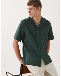 ASOS - Relaxed Revere Open Texture Shirt - Lyst