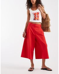 ASOS - Tailo High Waist Culotte Pants - Lyst