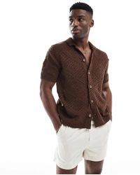 Only & Sons - Opengebreid Overhemd - Lyst