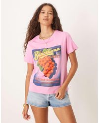 ASOS - Relaxed Baby Tee With Barcelona Fruit Graphic - Lyst