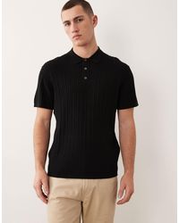 Jack & Jones - Polo en maille torsadée à manches courtes - Lyst