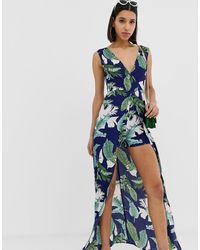 ax paris navy playsuit