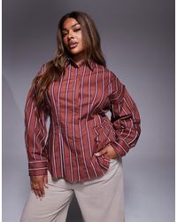 ASOS - Asos Design Curve Cinched Detail Shirt - Lyst