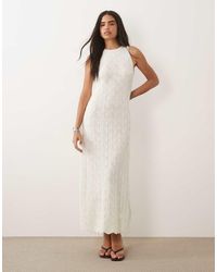 Pretty Lavish - Cleo Knitted Sleeveless Maxi Dress - Lyst