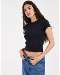Levi's - – essential – knapp geschnittenes t-shirt - Lyst