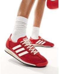 adidas Originals - Sl 72 og - baskets - rouge et crème - Lyst