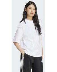 adidas Originals - Essentials Contemporary Logo Boyfriend Tee - Lyst