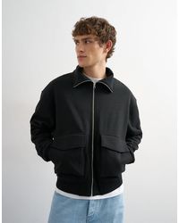 TOPMAN - – utility-hemdjacke aus jersey - Lyst