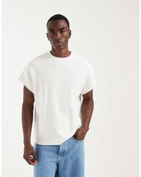 ASOS - Heavyweight Boxy Oversized T-shirt With Cap Sleeves - Lyst