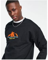 New Look - Mountain Print Sweatshirt - Lyst