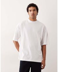 ASOS - Heavyweight Oversized High Neck T-shirt - Lyst