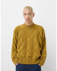 Bershka - Collection Jacquard Knitted Jumper - Lyst