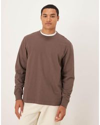 Abercrombie & Fitch - Long Sleeve Premium Heavyweight Sweatshirt - Lyst