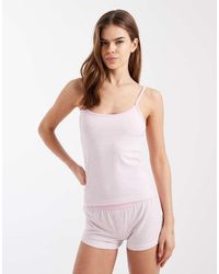 Cotton On - Sleep Soft Longline Cami And Boy Shorts Set - Lyst