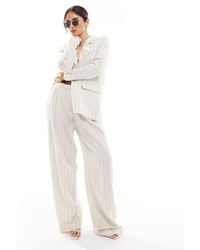 Vero Moda - Mix And Match Linen Touch Pleat Front Trouser Co-Ord - Lyst