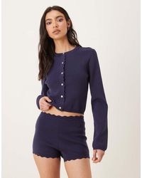 Nia - Roxie Co-Ord Button Up Cardigan - Lyst