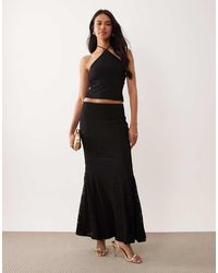 ASOS - Co-Ord Lace Fishtail Maxi Skirt - Lyst