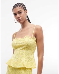 AFRM - Ari Lace Corset Cami Top - Lyst