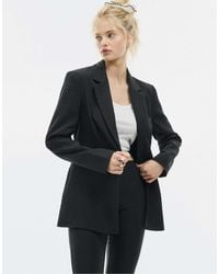 Stradivarius - – taillierter rustikaler blazer - Lyst