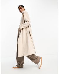 SELECTED - Belted Formal Coat - Lyst