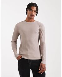 ASOS - Super Heavyweight Muscle Fit Long Sleeve T-shirt - Lyst
