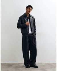 Jack & Jones - Boxy Pu Leather Jacket - Lyst
