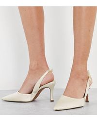 ASOS - Wide Fit Samber Slingback Stiletto Heels - Lyst