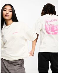 Dickies - Rose lodge - t-shirt à imprimé paysage au dos - cassé - Lyst