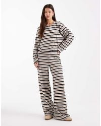 Miss Selfridge - Striped Co-ord Trouser - Lyst