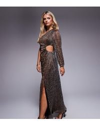 Forever New - Asymmetric One Sleeve Maxi Dress - Lyst