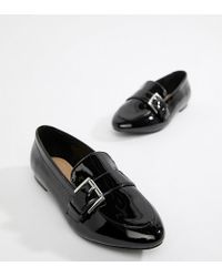 wide fit pointed flat shoes