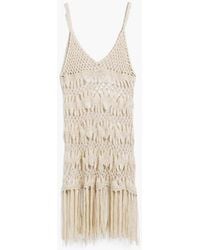 Desigual - Crochet Sarong With Appliques - Lyst
