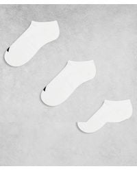 adidas Originals - Adidas Running Essentials 3 Pack Trainer Socks - Lyst