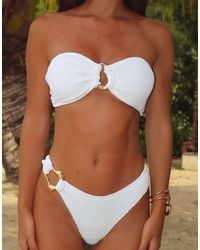 Moda Minx - Mangole Scrunch Fixed Bikini Bottoms - Lyst