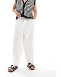 ASOS - Oversized baggy Pants With Elasticated Waist - Lyst