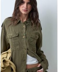 ASOS - Gewassen Utility-Overhemd Met Zakdetail Co-Ord - Lyst
