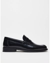 ASOS - – penny-loafer aus leder - Lyst