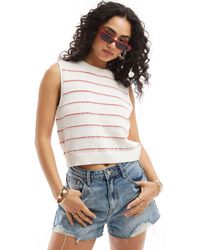 ASOS - Knitted Tank With Rick Rack Stitch - Lyst