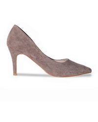 SEQWL - Slip On Casual High Heel Pu Shoes With Pointed Toe - Lyst